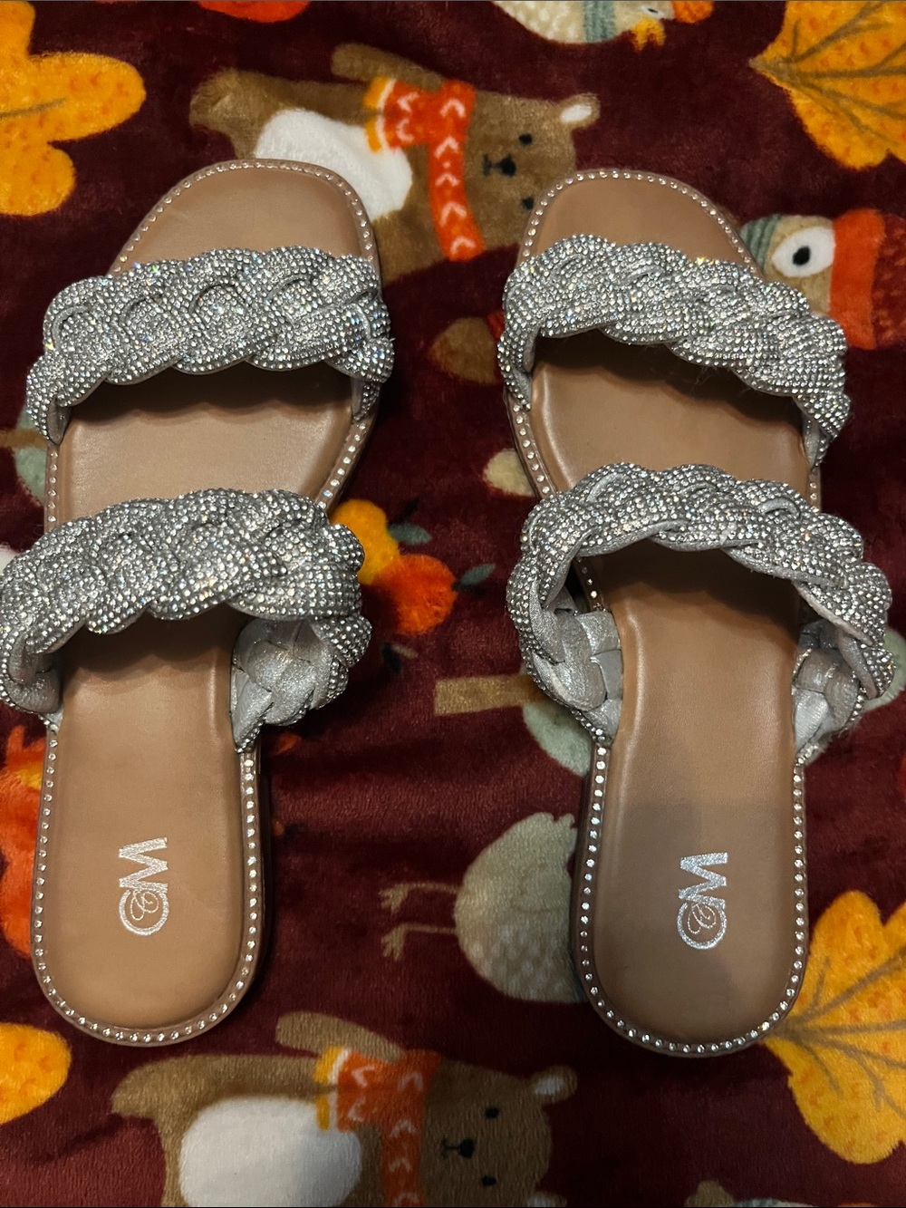 Rhinestone sandals